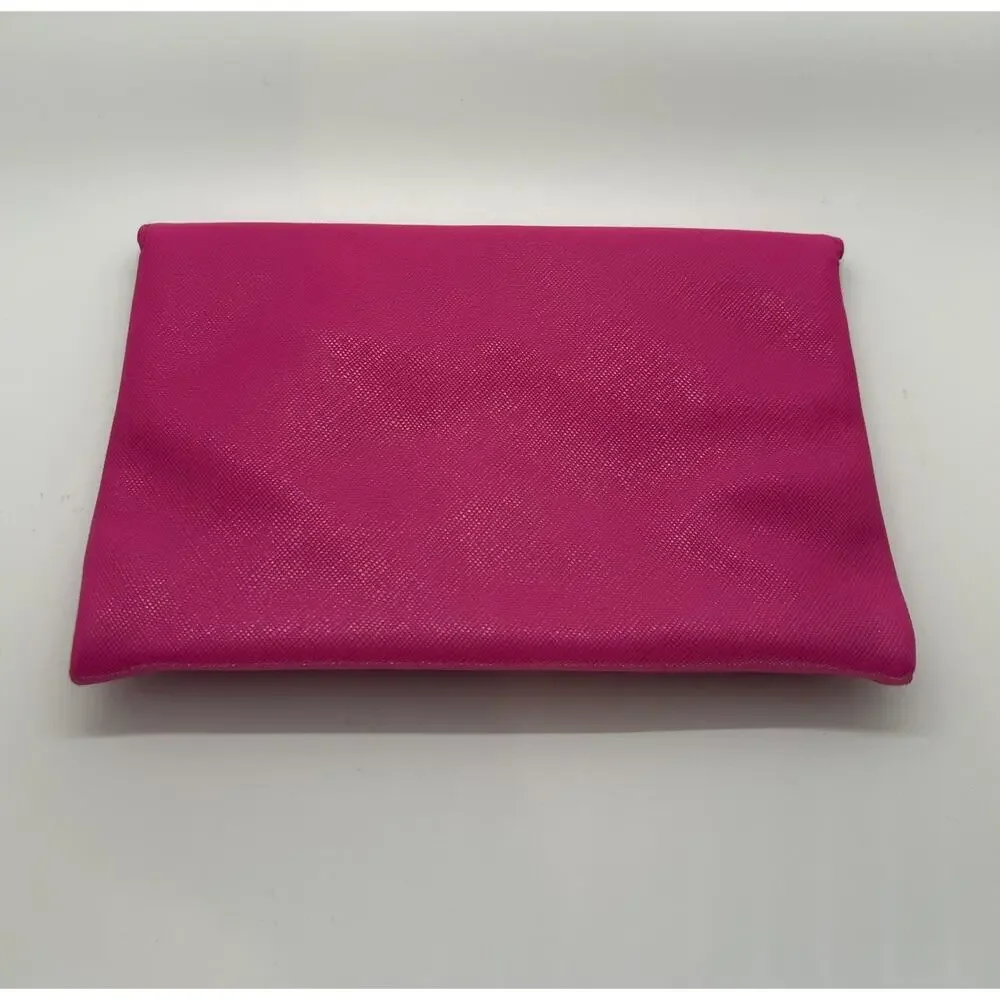 Y2K Juicy Couture pouch‎ in Juicy Pink with silver hardware